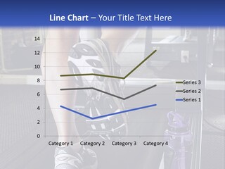 A Man Is Running On A Treadmill In A Gym PowerPoint Template