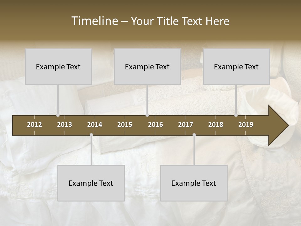 A Bunch Of Pillows On A Bed With A Name Of Presentation PowerPoint Template