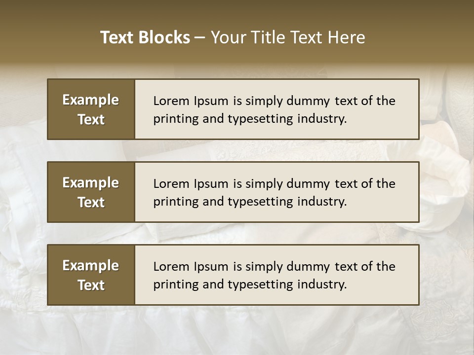 A Bunch Of Pillows On A Bed With A Name Of Presentation PowerPoint Template