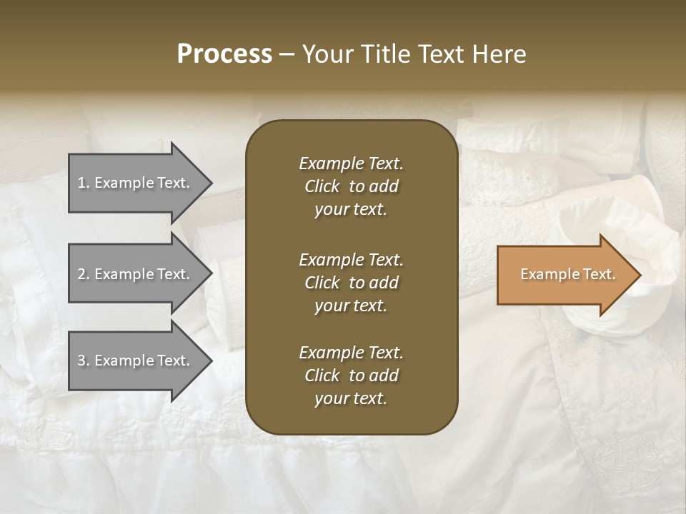 A Bunch Of Pillows On A Bed With A Name Of Presentation PowerPoint Template
