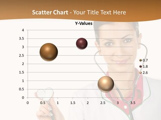 A Woman Doctor With A Stethoscope Powerpoint Presentation PowerPoint Template