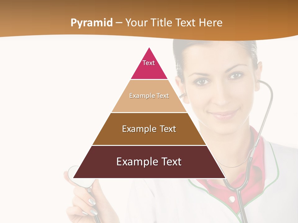 A Woman Doctor With A Stethoscope Powerpoint Presentation PowerPoint Template