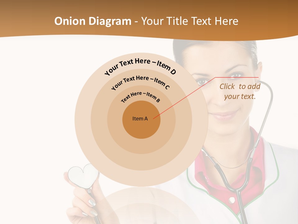 A Woman Doctor With A Stethoscope Powerpoint Presentation PowerPoint Template