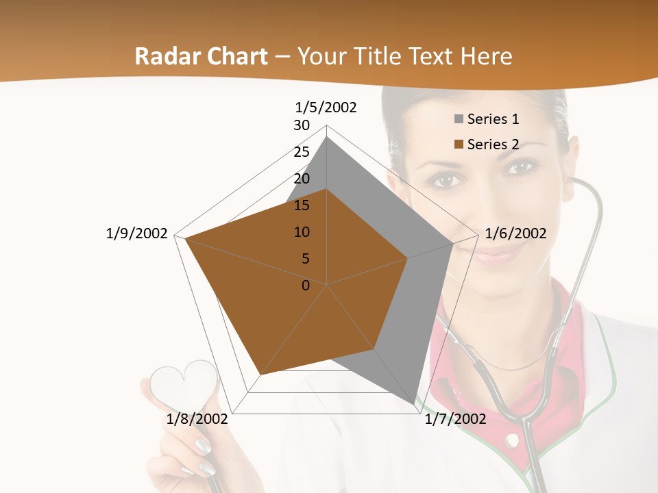 A Woman Doctor With A Stethoscope Powerpoint Presentation PowerPoint Template