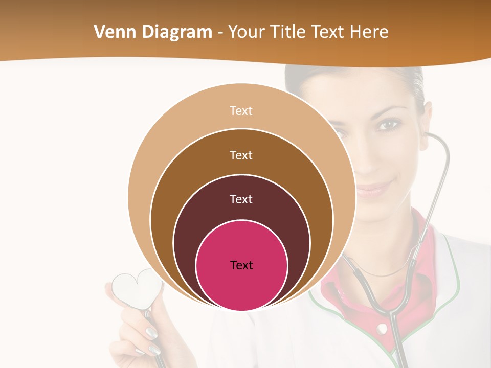 A Woman Doctor With A Stethoscope Powerpoint Presentation PowerPoint Template