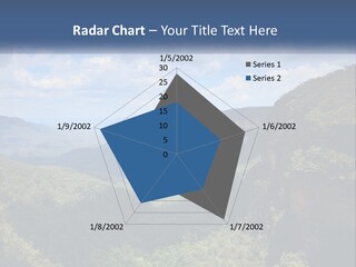A Scenic View Of The Blue Mountains With Clouds In The Sky PowerPoint Template