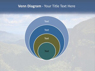 A Scenic View Of The Blue Mountains With Clouds In The Sky PowerPoint Template