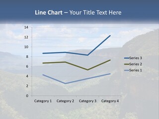 A Scenic View Of The Blue Mountains With Clouds In The Sky PowerPoint Template