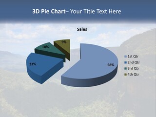 A Scenic View Of The Blue Mountains With Clouds In The Sky PowerPoint Template