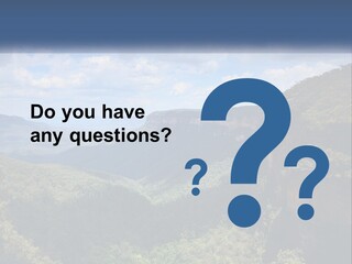 A Scenic View Of The Blue Mountains With Clouds In The Sky PowerPoint Template