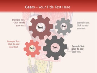 A Child's Drawing Of A Monster With Glasses PowerPoint Template