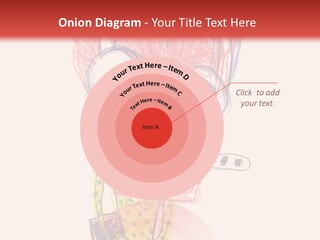 A Child's Drawing Of A Monster With Glasses PowerPoint Template