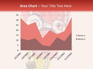 A Child's Drawing Of A Monster With Glasses PowerPoint Template