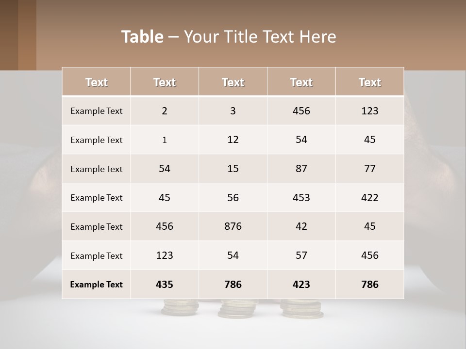 A Man Putting Money Into A Piggy Bank PowerPoint Template