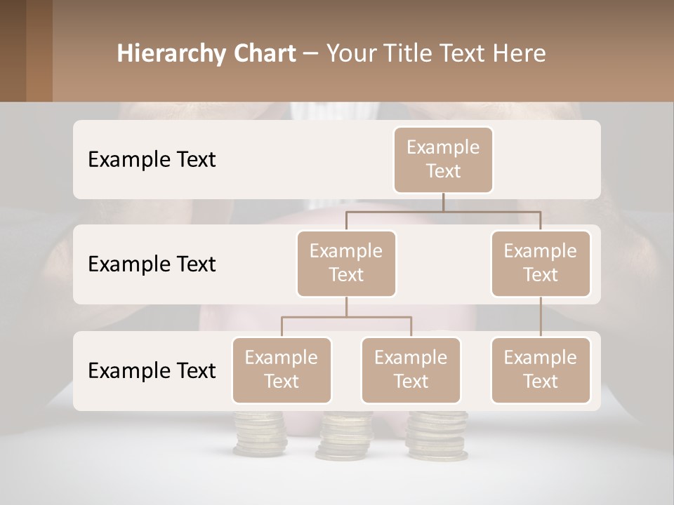 A Man Putting Money Into A Piggy Bank PowerPoint Template