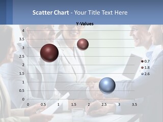 A Group Of Business People Shaking Hands Over A Table PowerPoint Template