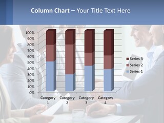 A Group Of Business People Shaking Hands Over A Table PowerPoint Template