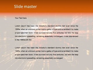 A Colorful Abstract Background With Squares And Lines PowerPoint Template