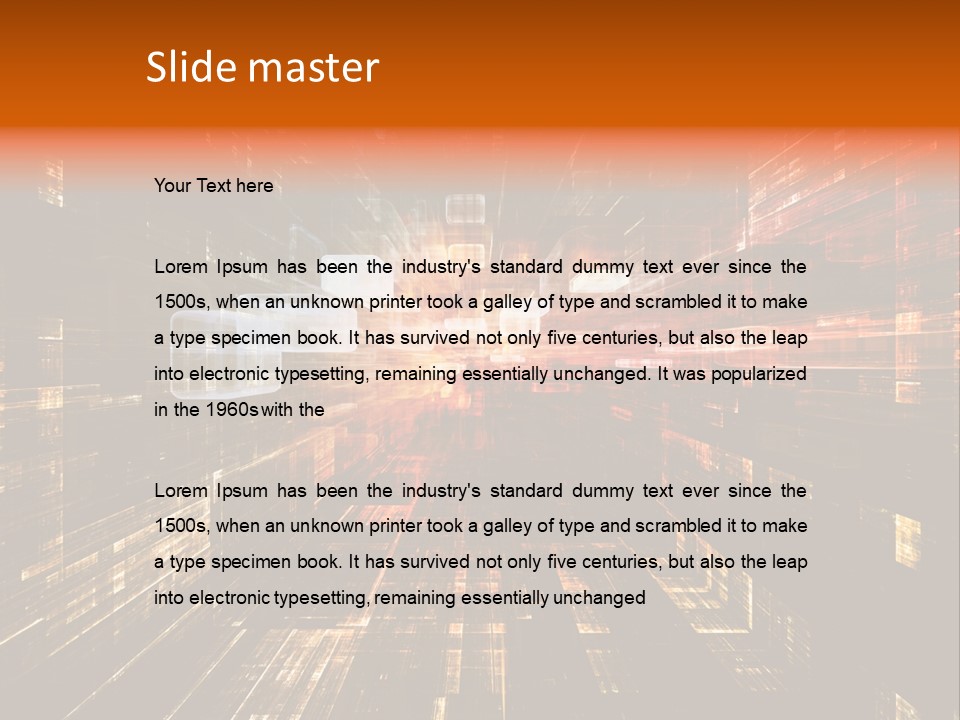 A Colorful Abstract Background With Squares And Lines PowerPoint Template