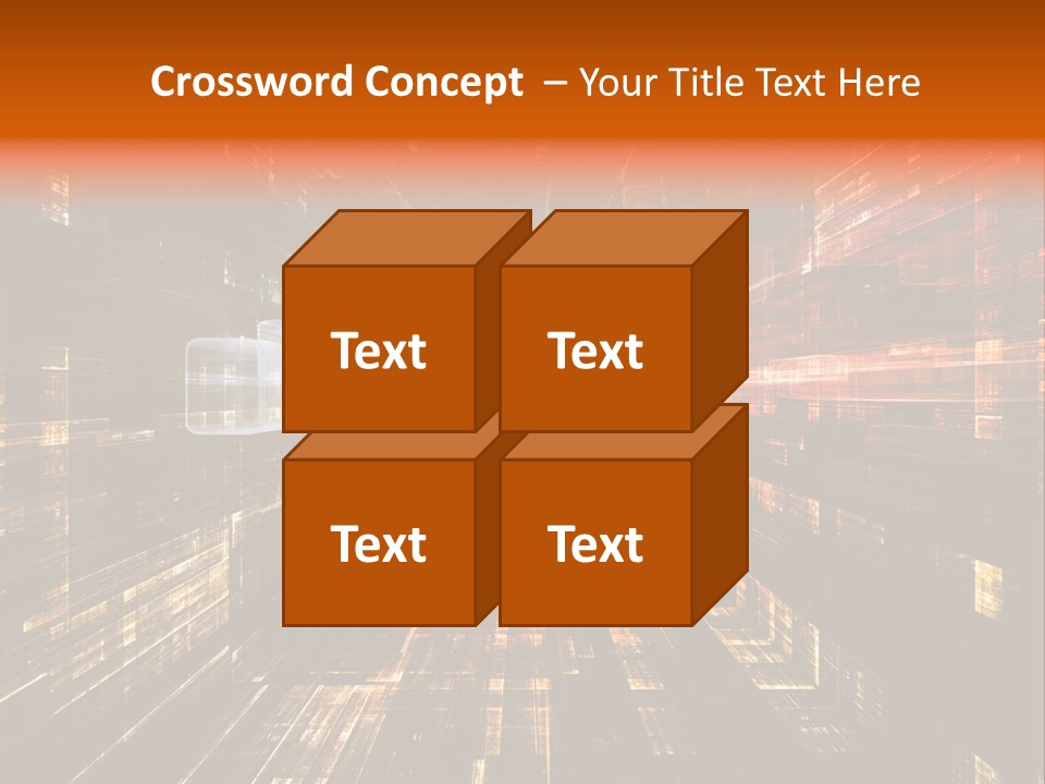 A Colorful Abstract Background With Squares And Lines PowerPoint Template