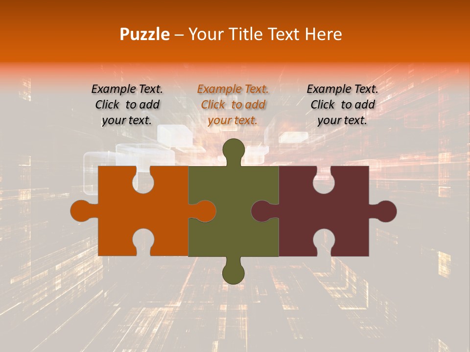 A Colorful Abstract Background With Squares And Lines PowerPoint Template