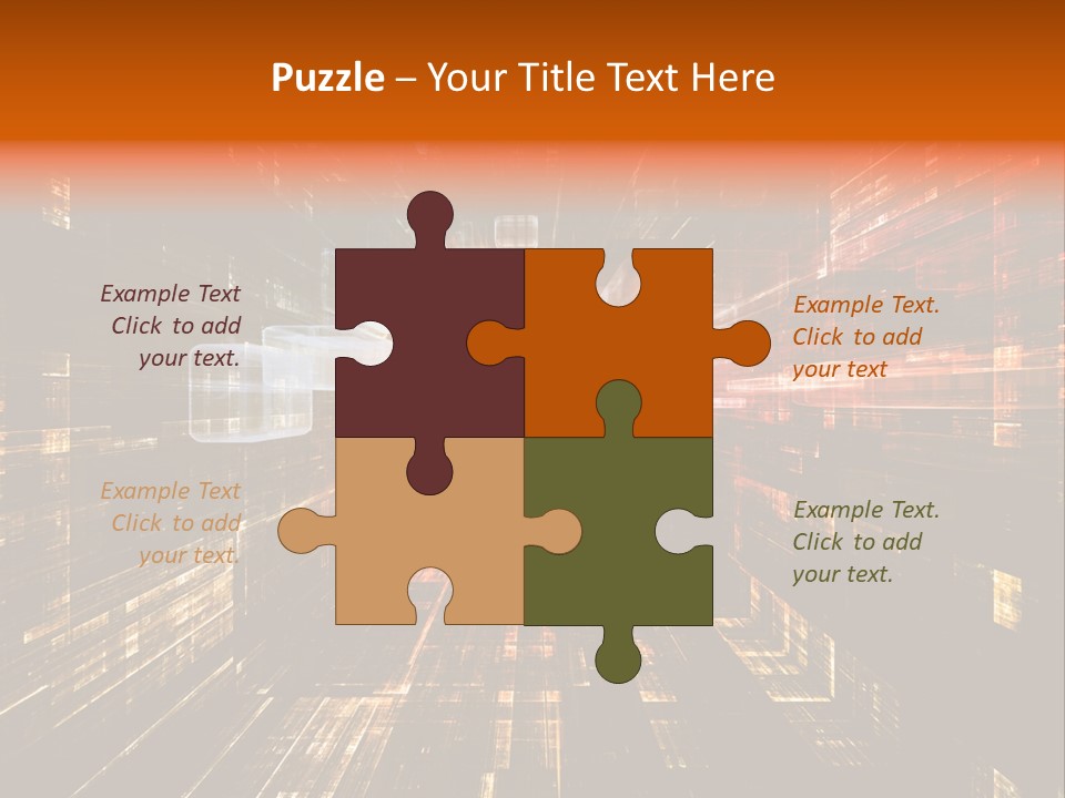 A Colorful Abstract Background With Squares And Lines PowerPoint Template