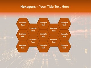 A Colorful Abstract Background With Squares And Lines PowerPoint Template