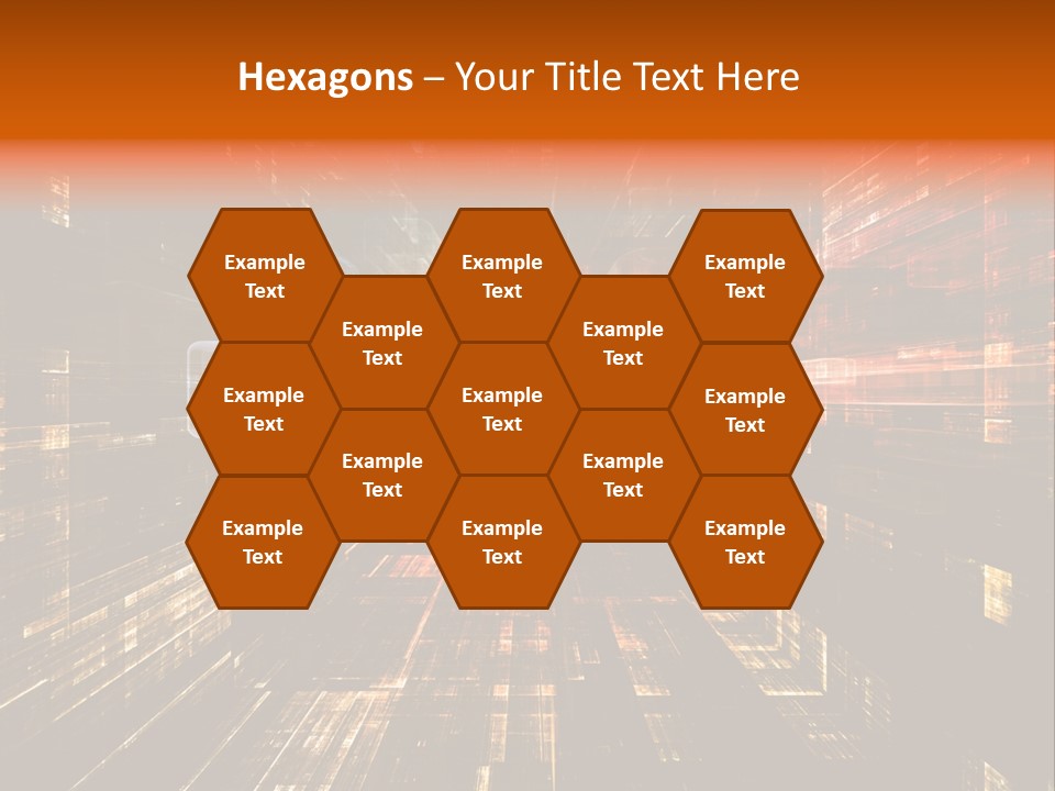 A Colorful Abstract Background With Squares And Lines PowerPoint Template