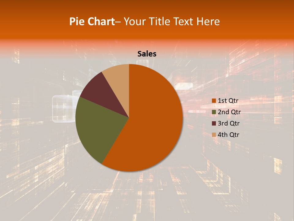 A Colorful Abstract Background With Squares And Lines PowerPoint Template