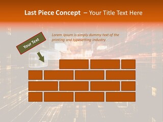 A Colorful Abstract Background With Squares And Lines PowerPoint Template