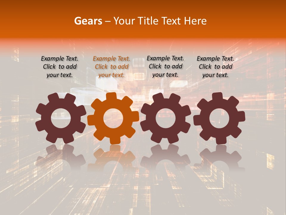 A Colorful Abstract Background With Squares And Lines PowerPoint Template