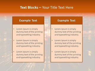 A Colorful Abstract Background With Squares And Lines PowerPoint Template