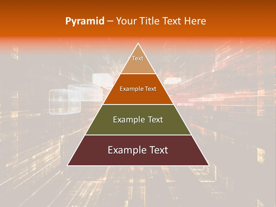 A Colorful Abstract Background With Squares And Lines PowerPoint Template