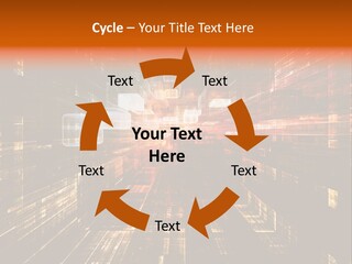 A Colorful Abstract Background With Squares And Lines PowerPoint Template