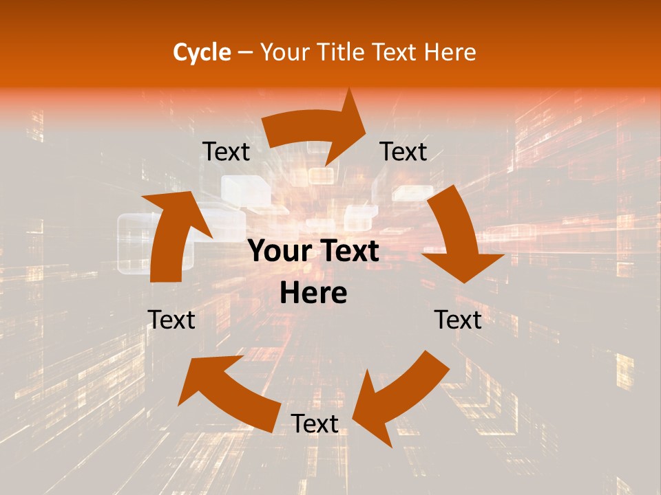 A Colorful Abstract Background With Squares And Lines PowerPoint Template