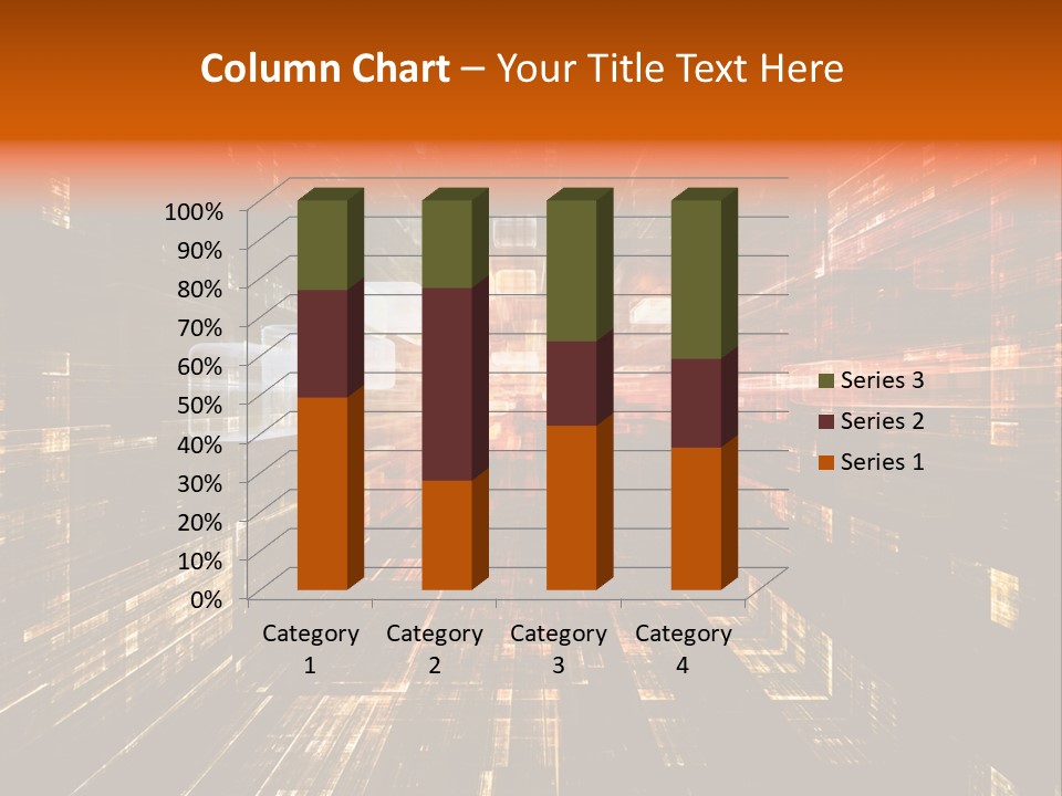 A Colorful Abstract Background With Squares And Lines PowerPoint Template
