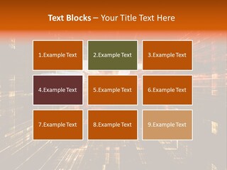 A Colorful Abstract Background With Squares And Lines PowerPoint Template