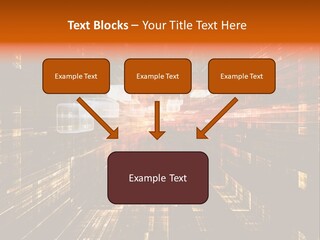 A Colorful Abstract Background With Squares And Lines PowerPoint Template