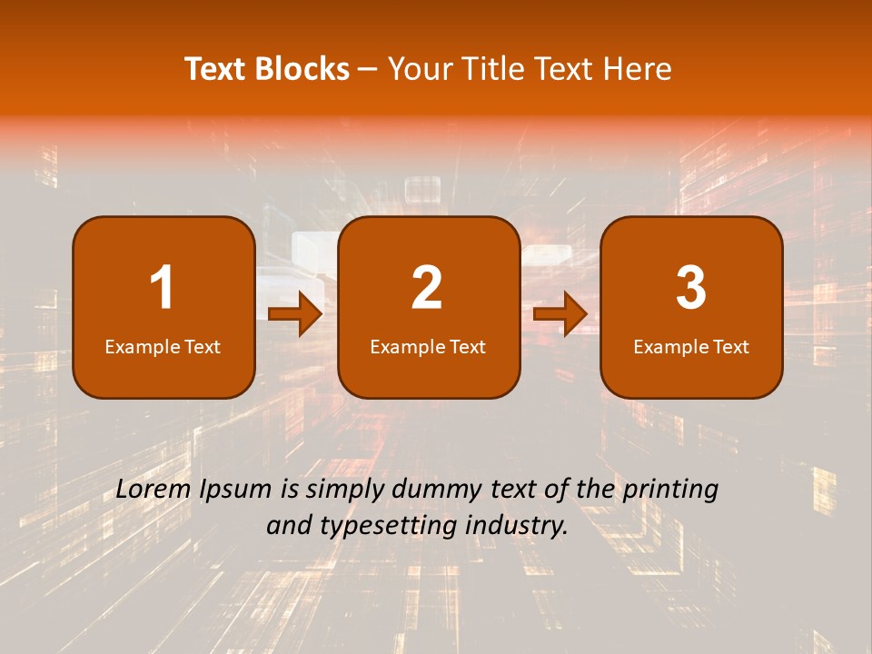 A Colorful Abstract Background With Squares And Lines PowerPoint Template