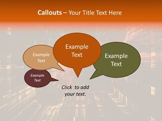 A Colorful Abstract Background With Squares And Lines PowerPoint Template