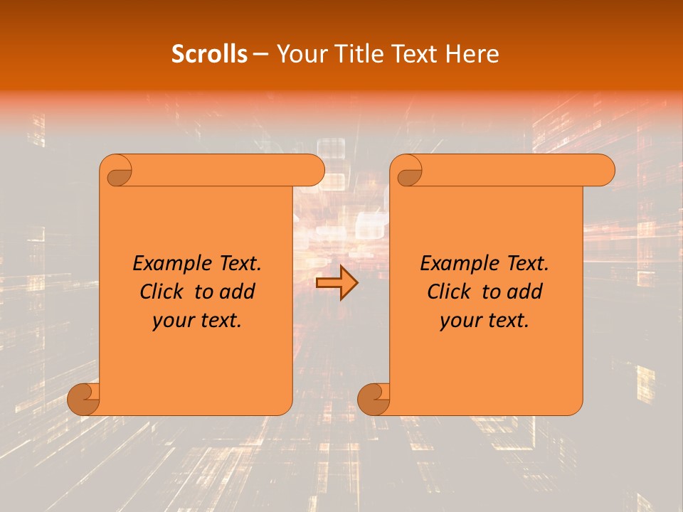 A Colorful Abstract Background With Squares And Lines PowerPoint Template