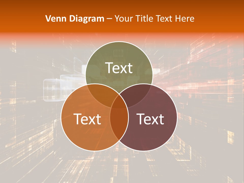 A Colorful Abstract Background With Squares And Lines PowerPoint Template