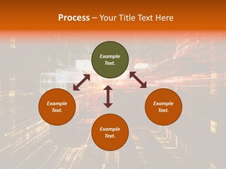 A Colorful Abstract Background With Squares And Lines PowerPoint Template