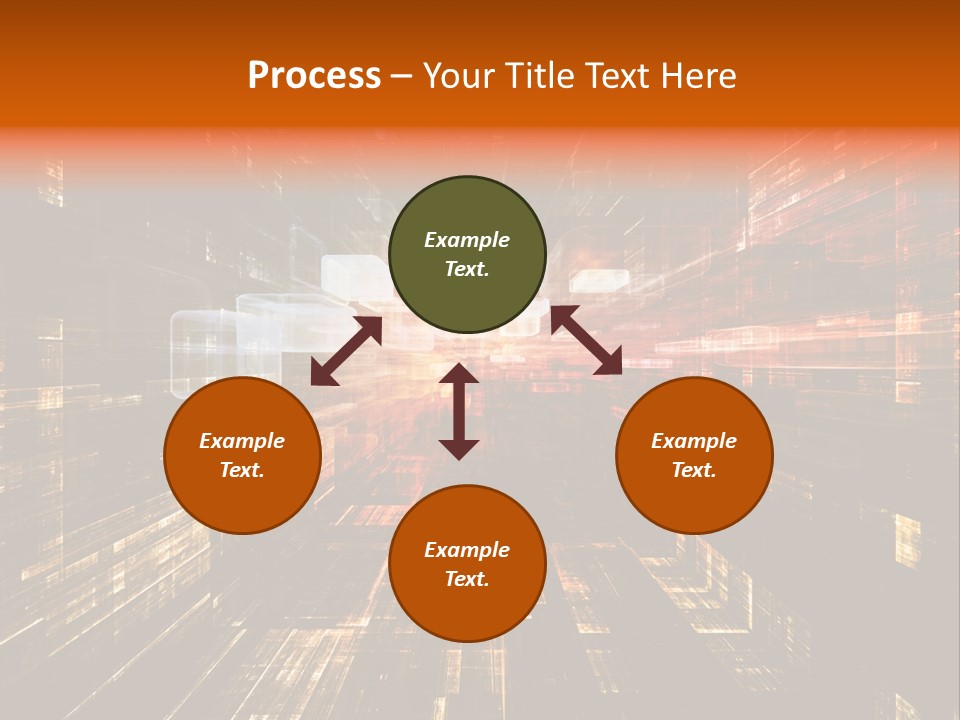 A Colorful Abstract Background With Squares And Lines PowerPoint Template