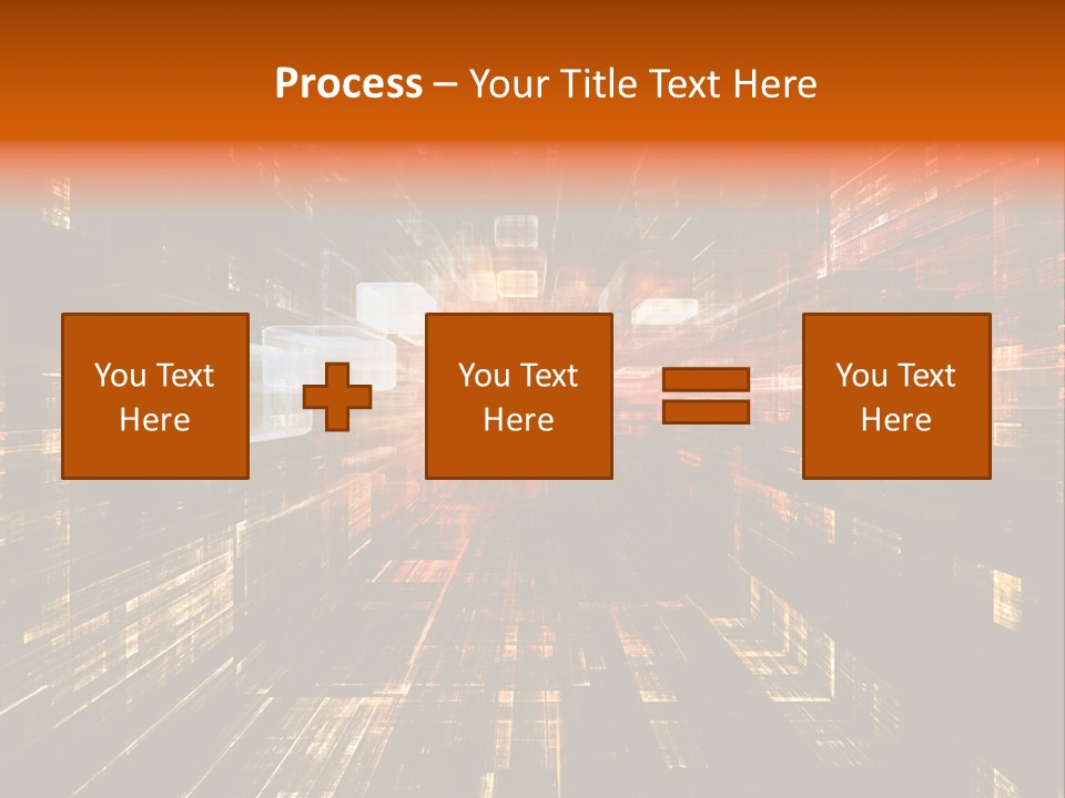 A Colorful Abstract Background With Squares And Lines PowerPoint Template