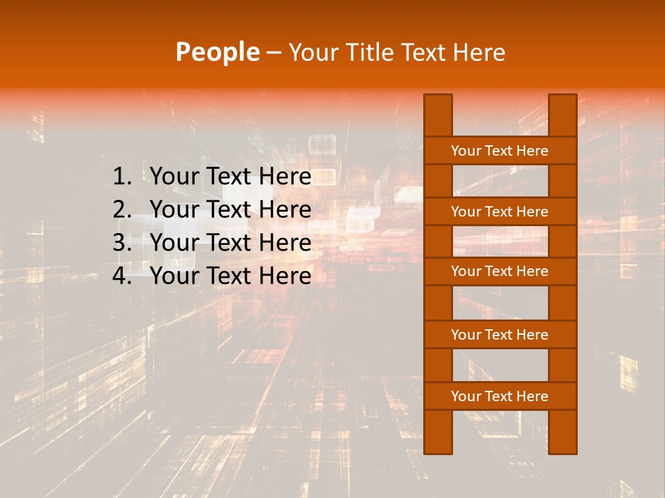 A Colorful Abstract Background With Squares And Lines PowerPoint Template