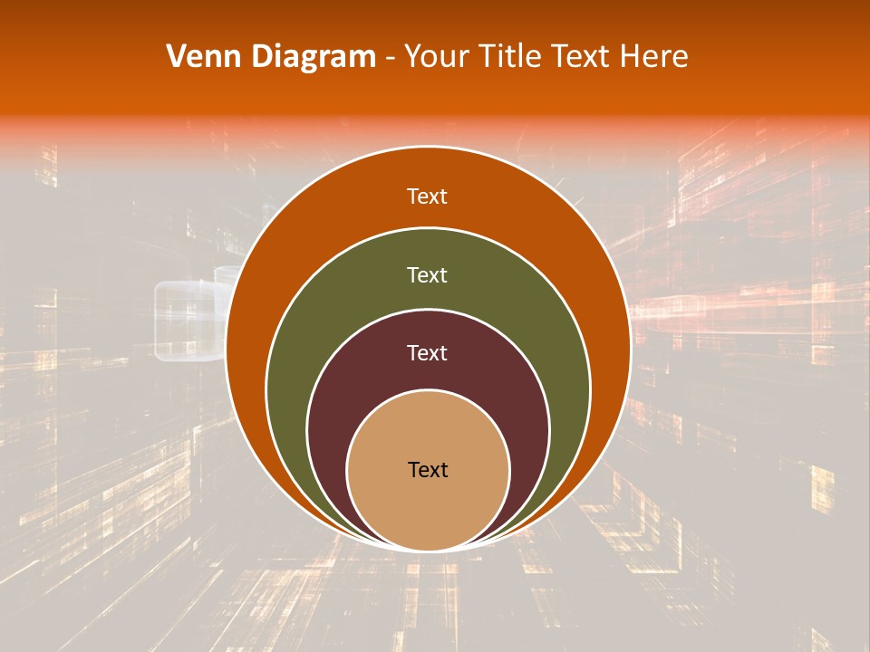 A Colorful Abstract Background With Squares And Lines PowerPoint Template