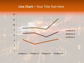 A Colorful Abstract Background With Squares And Lines PowerPoint Template