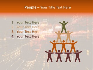 A Colorful Abstract Background With Squares And Lines PowerPoint Template