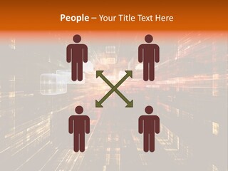 A Colorful Abstract Background With Squares And Lines PowerPoint Template